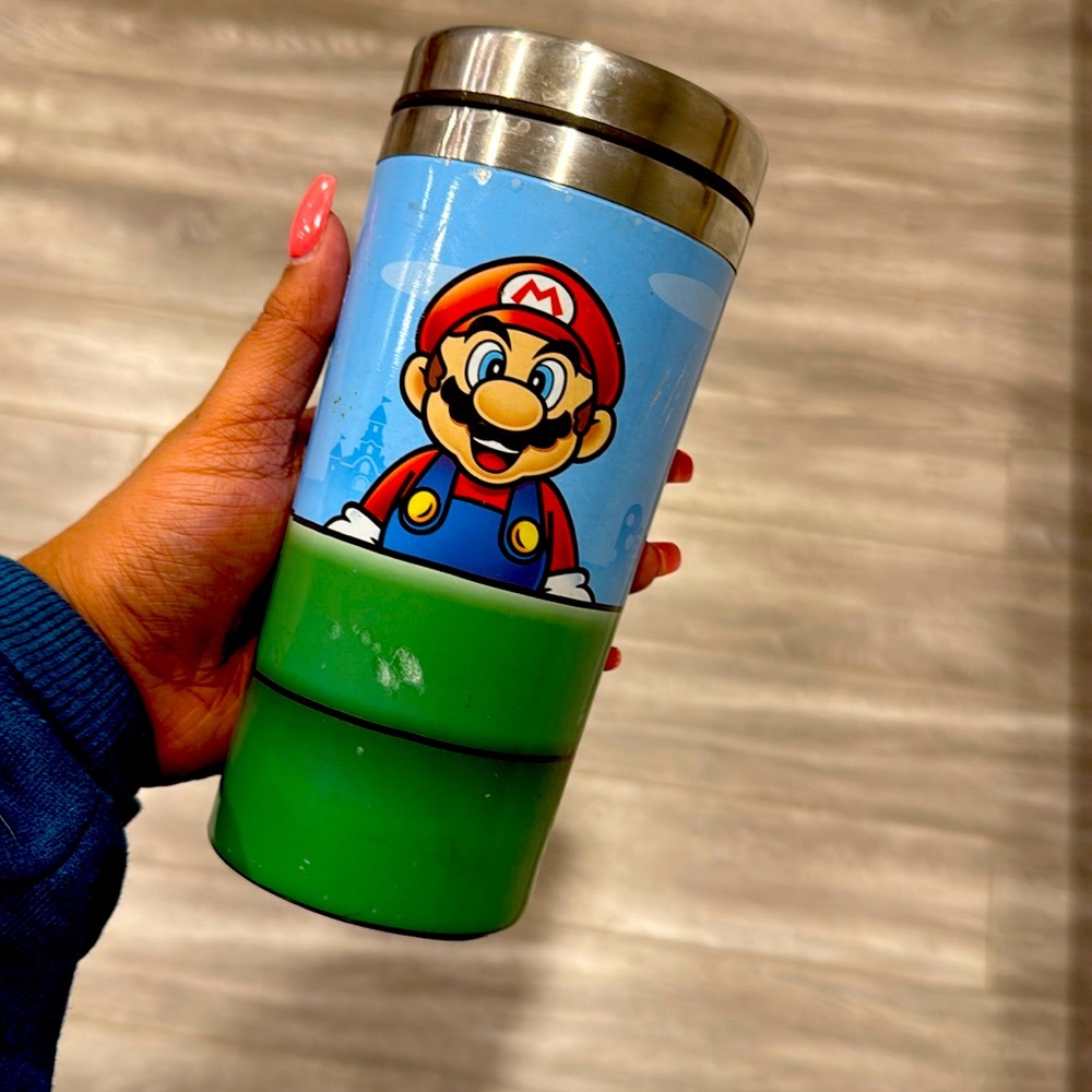 Mario & Luigi travel mug tumblr